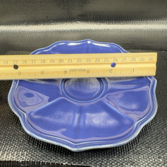 Pierre Deux Blue Teacup And Saucer Set Ceramic Made In Portugal Cup Plate Set - Picture 3 of 16